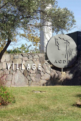 Resort entrance