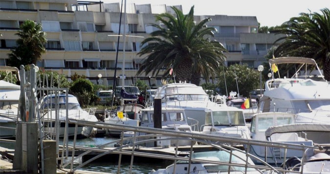 Marina in Cap d'Agde villagio naturista