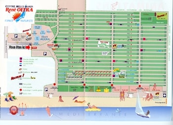 mappa di rene Oltra camping